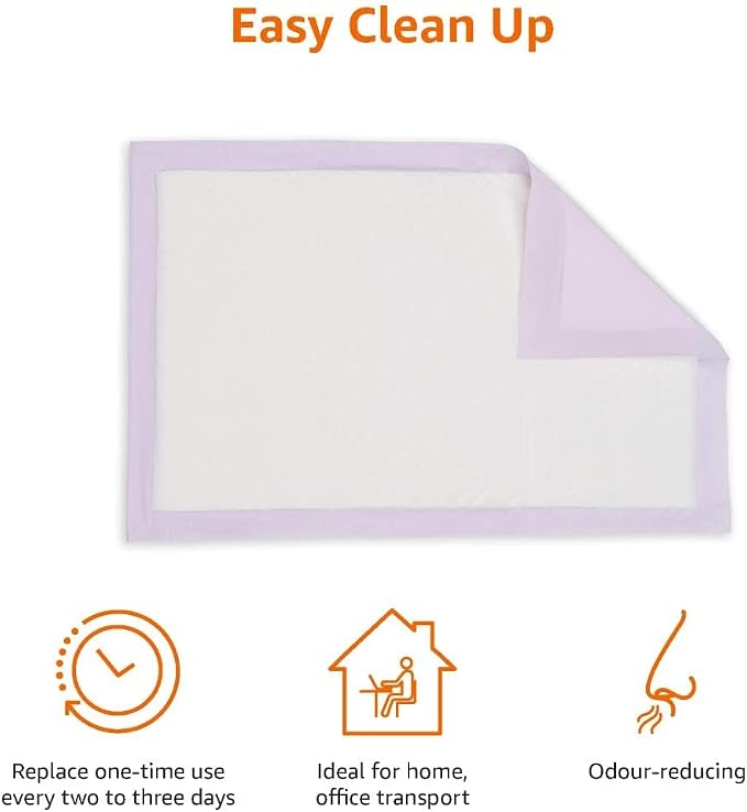 Amazon Basics Cat Pee Pads, Odor Control, Super Absorbent, Disposable, - Image 3