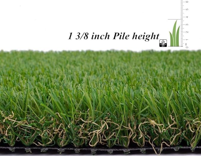 ALTRUISTIC Artificial Grass 5FTX14FT, Realistic Fake Grass Deluxe Turf - Image 2