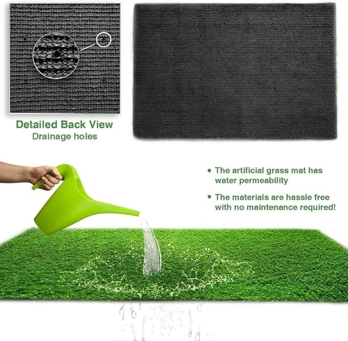 ALTRUISTIC Artificial Grass 2FTX65FT, Realistic Fake Grass Deluxe Turf - Image 5