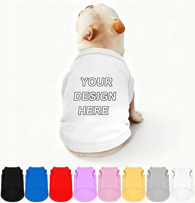 Customized Dog Shirt Custom Pet Clothes T Shirts by Plmoknijb