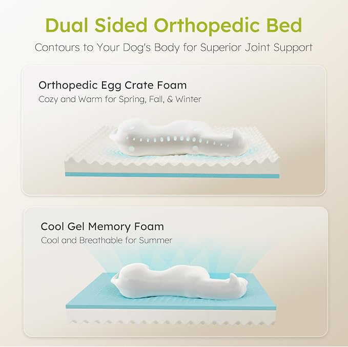 Jumbo Dog Beds for Extra Large Dogs, Orthopedic Dog Bed - Image 2