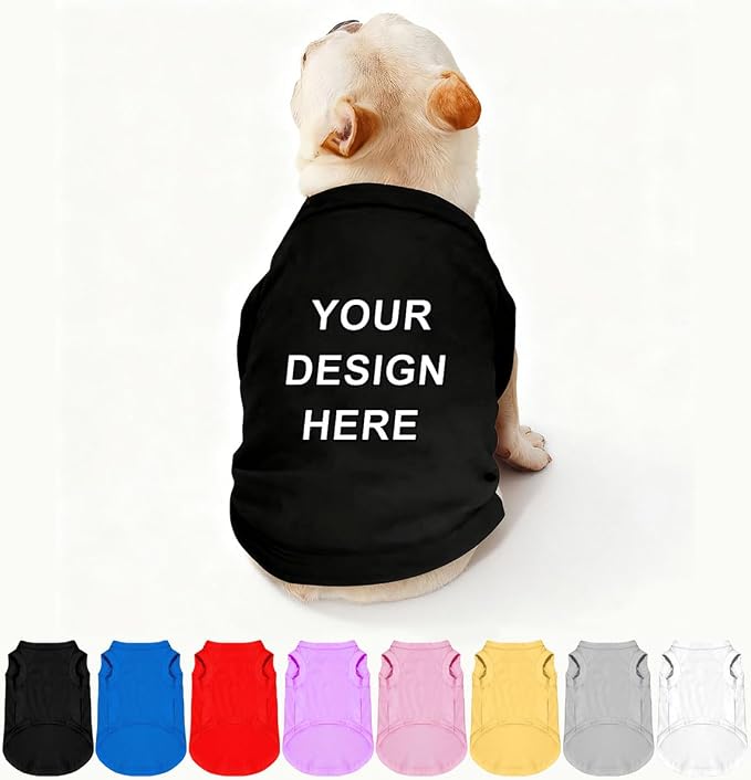Customized Dog Shirt Custom Pet Clothes T Shirts by Plmoknijb