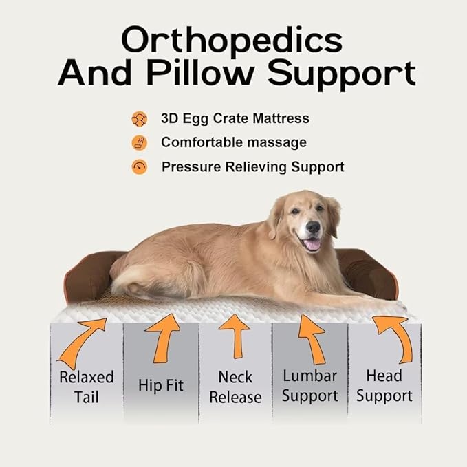 Small Dog Bed Waterproof Orthopedic Dog Beds - Image 3