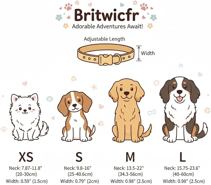 Dog Collar for Small Dogs, Summer Dog Collar - Image 5