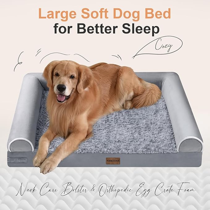 Medium Large Dog Bed Orthopedic Washable: Beds Bolster Medium Large Sized Dog - Image 2