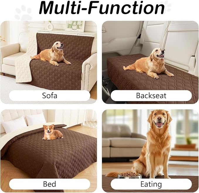 hyha Waterproof Dog Bed Blanket, Soft Pet Blankets, Waterproof Couch Cover - Image 5