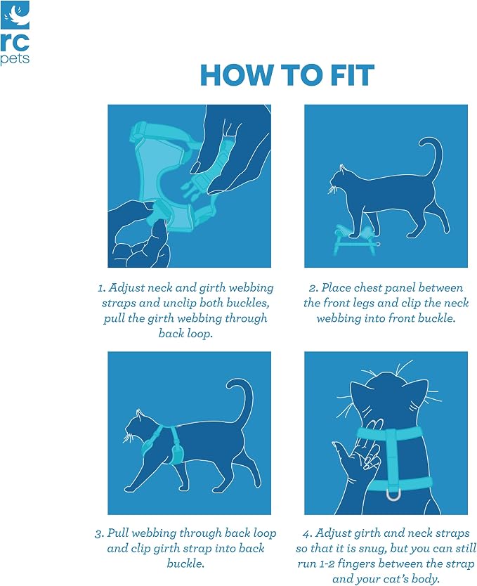 RC Pets Adventure Kitty Cat Harness | Adjustable Airmesh Vest - Image 3