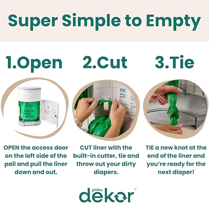 Diaper Dekor EKO Plus Diaper Pail - Image 4