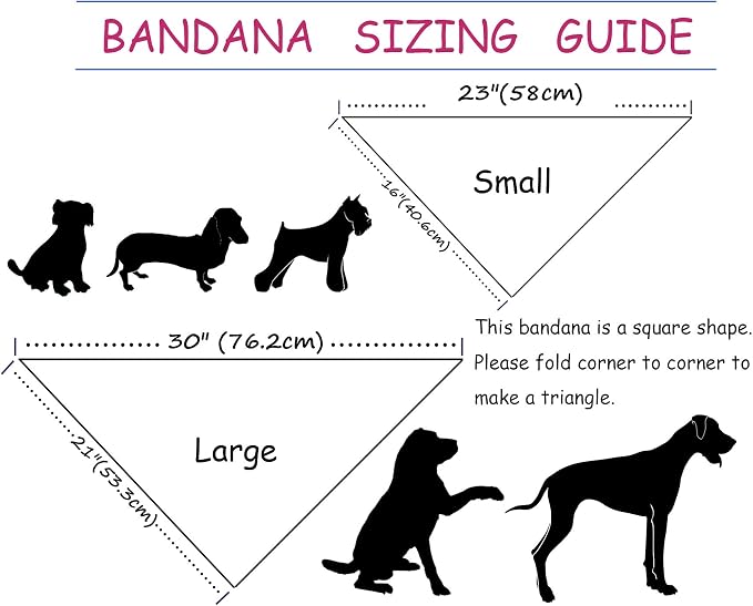 ARING PET Summer Dog Bandanas, Light Blue Flamingo Kerchief Triangle Bibs Scarf - Image 6