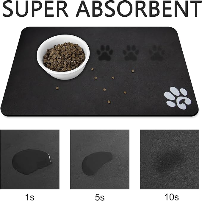 YCT Pet Cat Food Mats for Dog Food Mat, Cat Mat for Food, Pet Dog Cat Feeding - Image 2