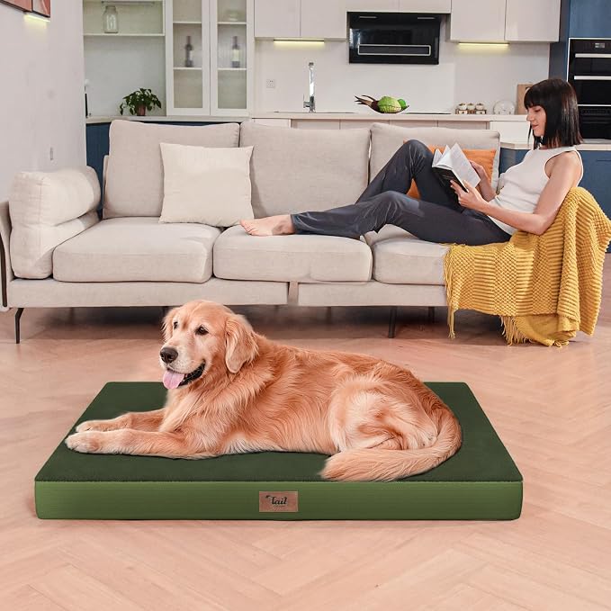 Flat Extra Large Dog Bed, Jumbo Waterproof Dog Bed - Image 7