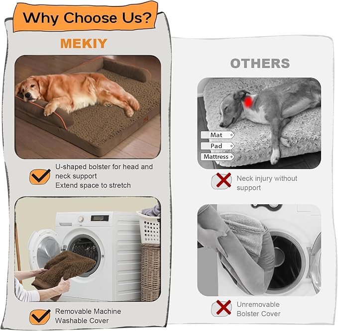 Dog Bed Medium Size Dog-Orthopedic Waterproof Bed - Image 4