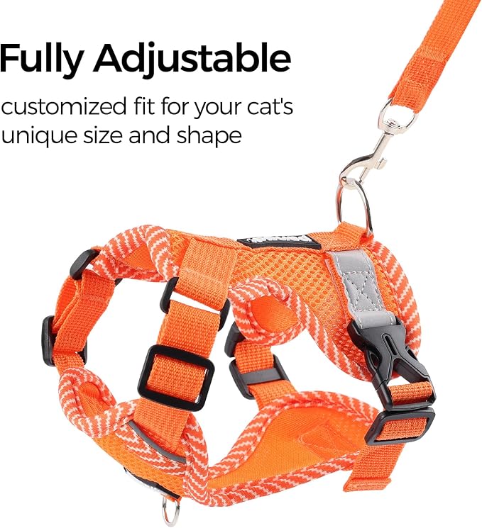 Cat Harness and Leash Escape Proof Extra Large Kitten Harness Maine Coon Cat - Image 4