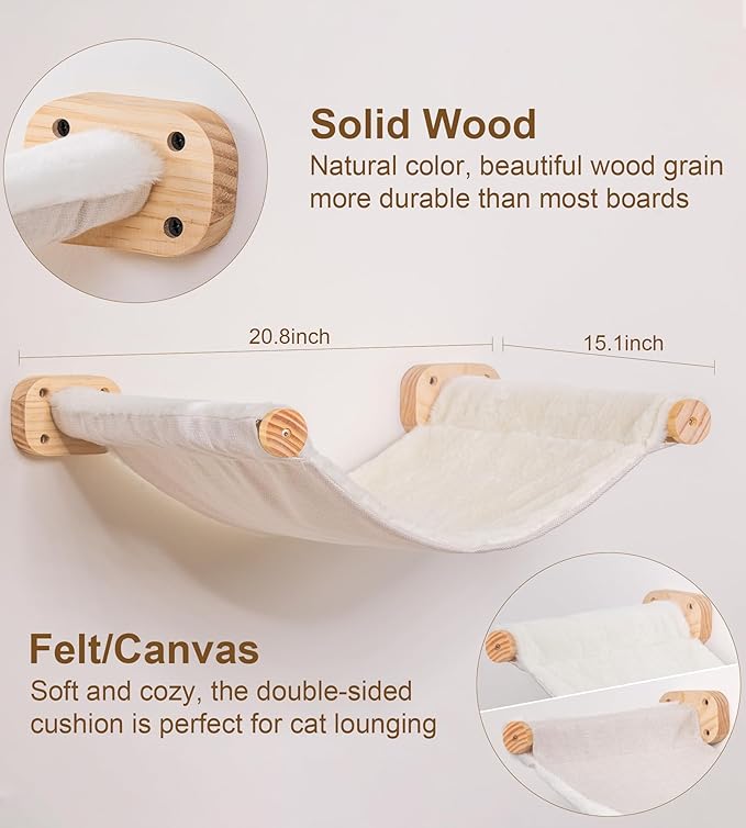 Cat Wall Shelves Set of 4, - Image 5