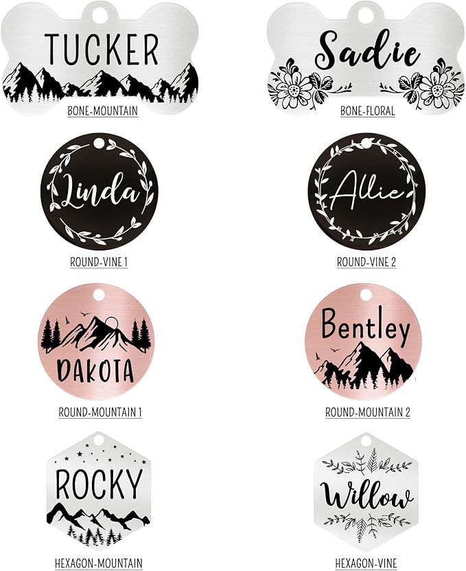 Ultra Joys Personalized Dog & Cat Tags - Image 5
