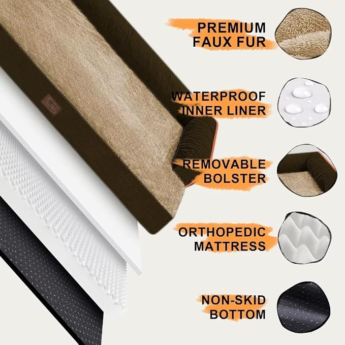 Extra Large Dog Bed-Orthopedic Waterproof XL Dog Bed - Image 5