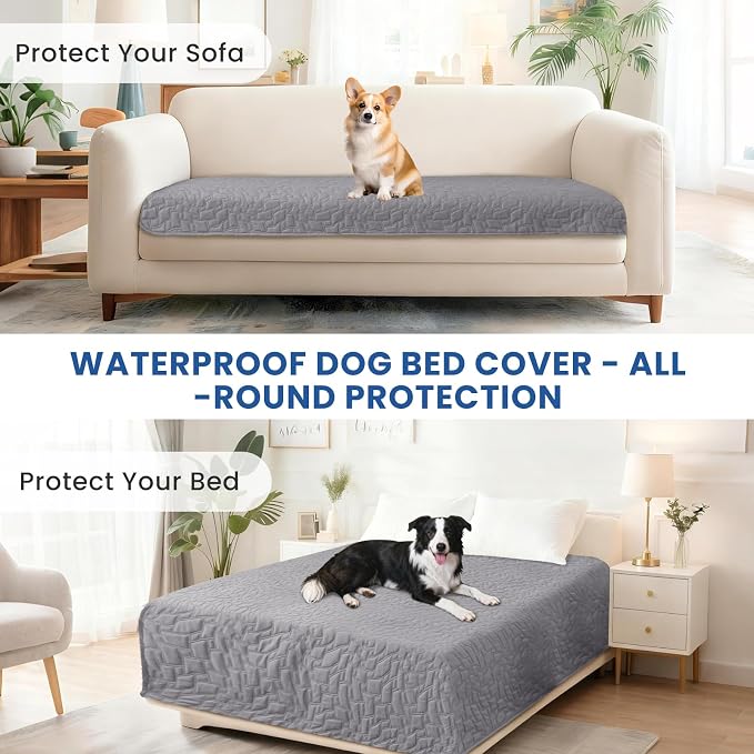 Waterproof Dog Bed Cover Pet Blanket, Soft Couch Cover - Image 7