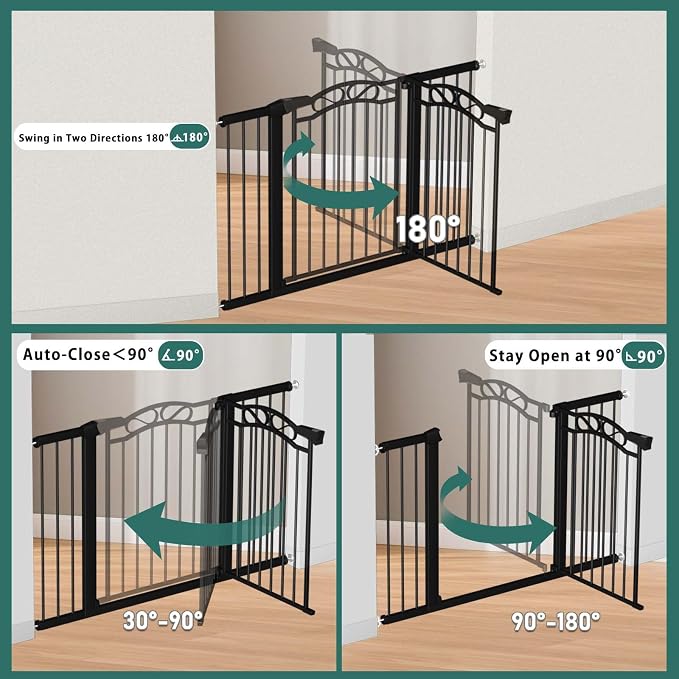 Fairy Baby 68.2"-70.8" Extra Wide Baby Gate - Image 4