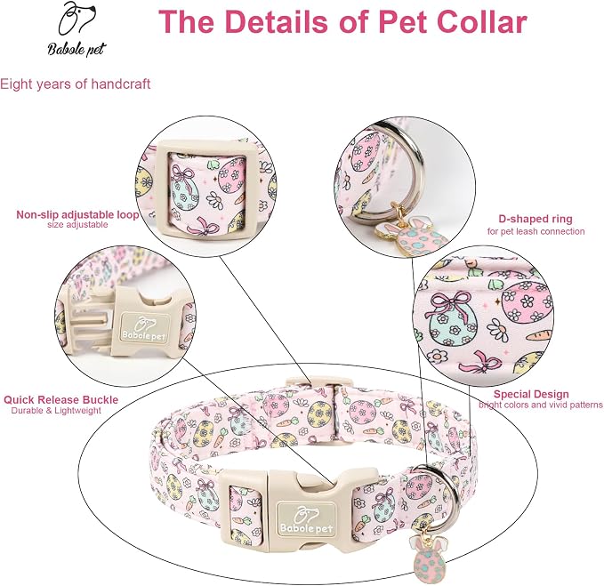 Easter Dog Collar for Small Dogs - Image 3