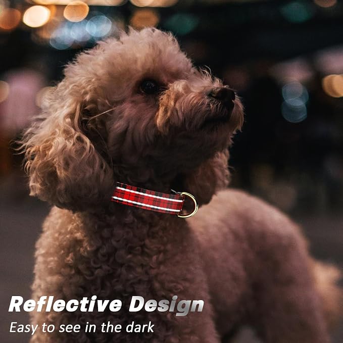 Reflective Dog Collar for Extra Small Dogs, Cute Boho Adjustable Heavy-Duty - Image 3