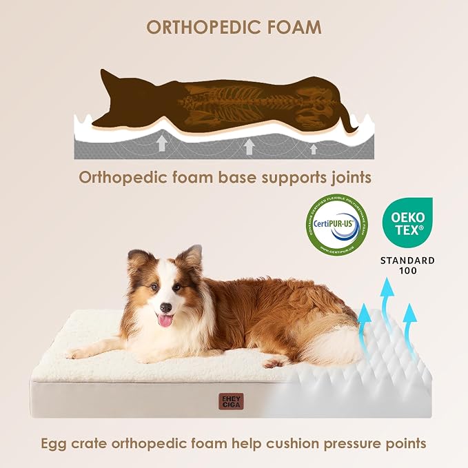 EHEYCIGA Orthopedic Dog Beds for Large Dogs - Image 4