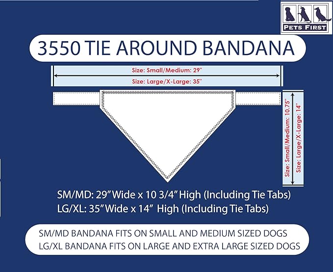 Pets First NHL Toronto Maple Leafs TIE Bandana, Size Large/X-Large. Dog Bandana - Image 6