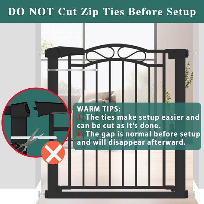 Fairy Baby 68.2"-70.8" Extra Wide Baby Gate - Image 9
