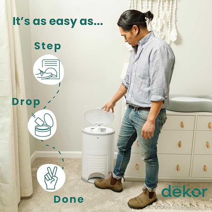 Diaper Dekor EKO MINI Diaper Pail, ONLY Eco-Friendly Diaper Pail Made - Image 3