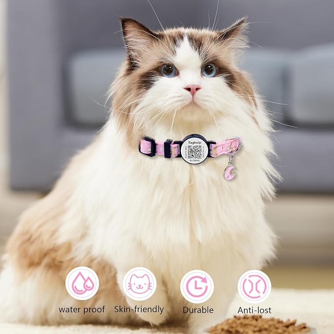 Breakaway Cat Collars with Bell Moons Stars Cute Kitty Adjustable Safe Kitten - Image 6