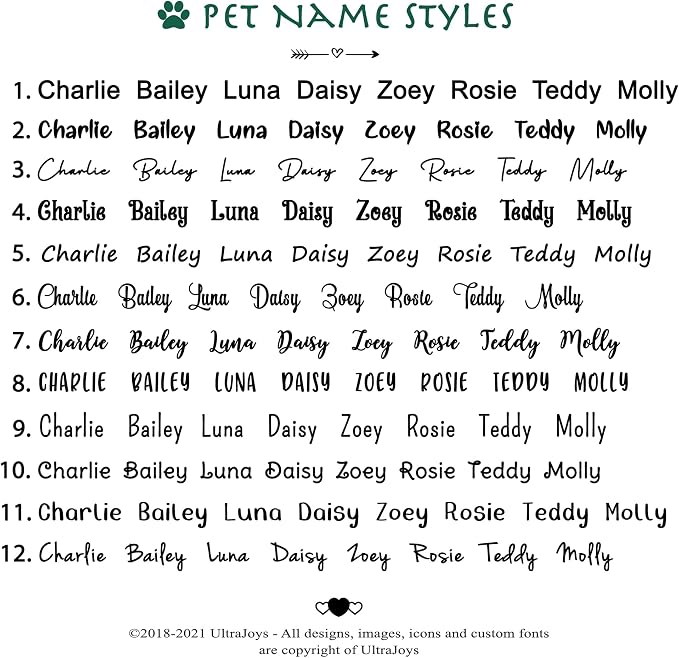 Ultra Joys Personalized Hexagon Dog Tag - Image 4
