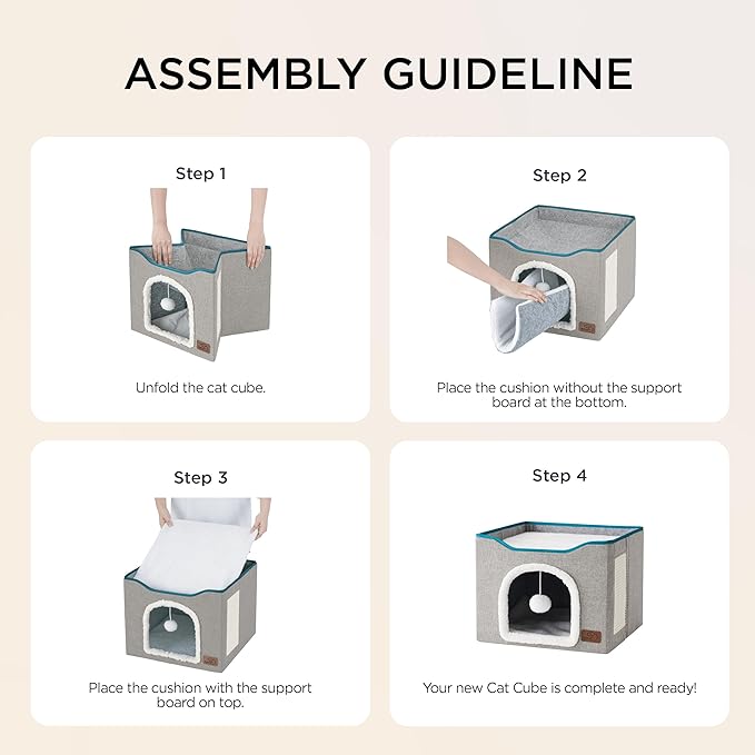 Bedsure Cat Beds for Indoor Cats - Image 5