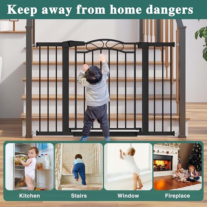 Fairy Baby 81.9"-84.6" Extra Wide Baby Gate - Image 6