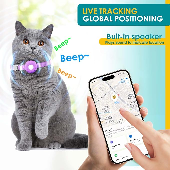 GPS Tracker for Cats, Compatible - Image 3