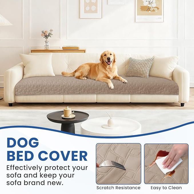 Waterproof Couch Covers for Pets, Waterproof Dog Bed Cover, Anti-Slip Soft Dog - Image 6