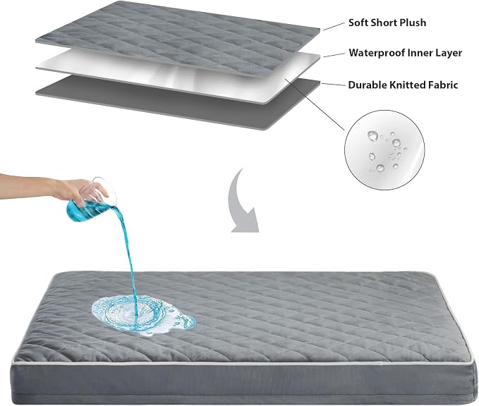 WNPETHOME Orthopedic XL Dog Beds Large Sized Dog, Waterproof Extra Large Dogs - Image 5