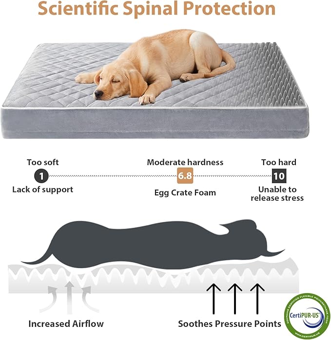 WNPETHOME Orthopedic Waterproof Extra Large Dogs Bed - Image 3