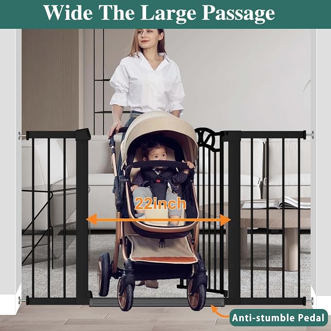 Fairy Baby 54.4"-57.0" Extra Wide Baby Gate - Image 5
