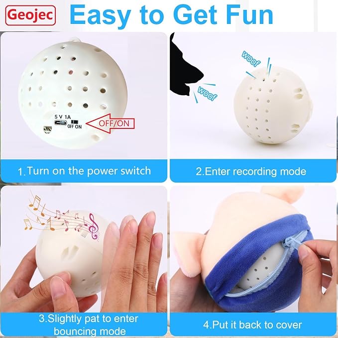 Interactive Dog Toys, Active Moving Pet Plush Toy - Image 7