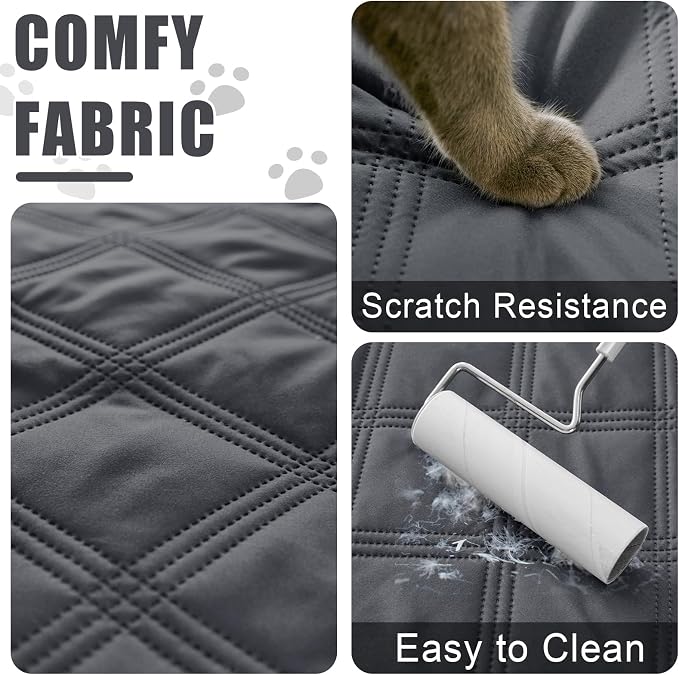 Smiry Waterproof Dog Bed Cover Blanket 52x82, Soft Reversible Pet Blanket - Image 4