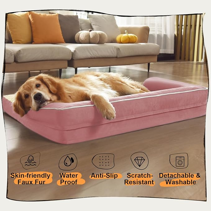 Small Dog Bed Orthopedic Washable Cat Bed Memory Foam Small Couch Sofa Indoor - Image 6