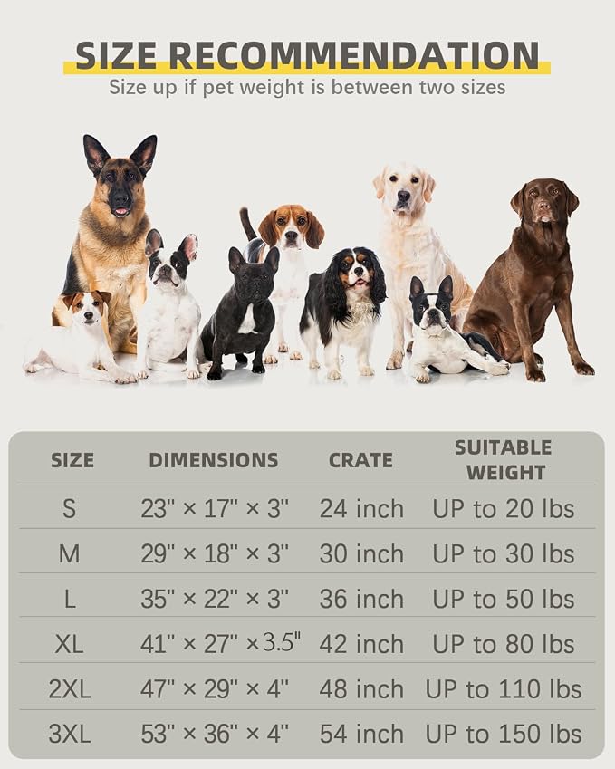 Orthopedic XL Dog Beds Large Sized Dog Waterproof Pet Bed - Image 7