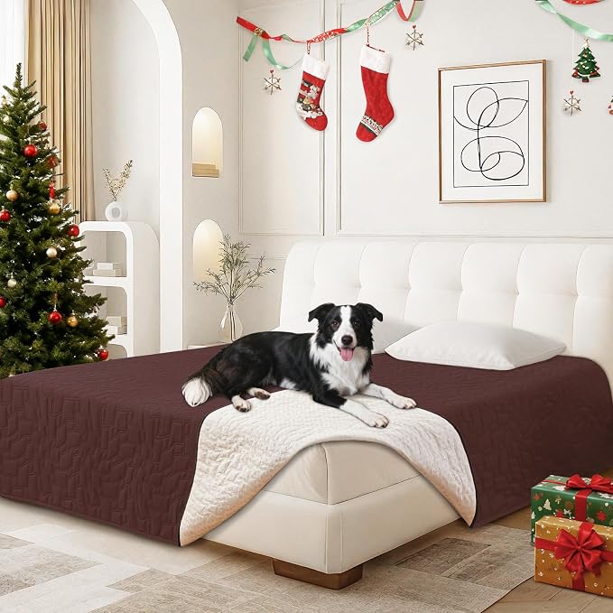 Waterproof Dog Bed Cover Pet Blanket, Soft Couch Cover by CYCMACOHOME