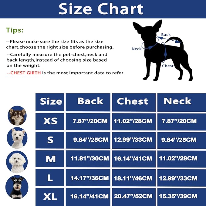 Dog Sweaters for Small Dogs Cute Winter Chihuahua Clothes Pullover Puppy - Image 7