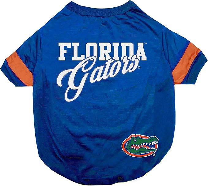 NCAA Florida Gators T-Shirt for Dogs & Cats, Small. Football/Basketball Dog - Image 3