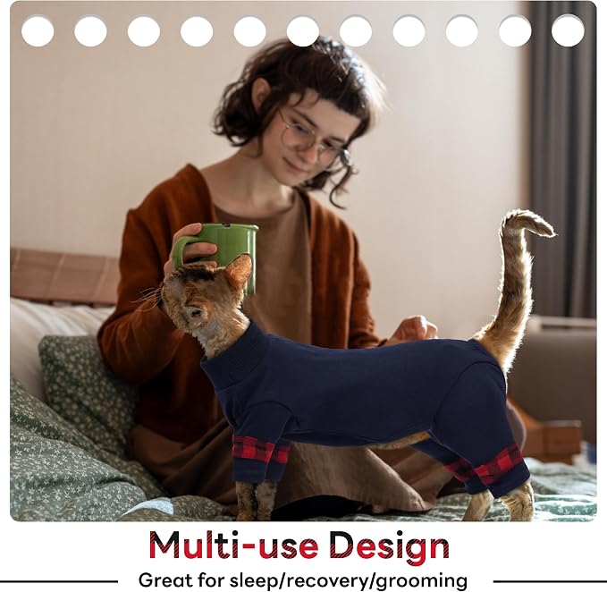 PUMYPOREITY Comfy Cat Pajamas, Versatile Cat Shirt - Image 4