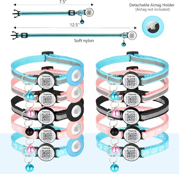3 Pack Cotton Breakaway Cat Collars - Image 3