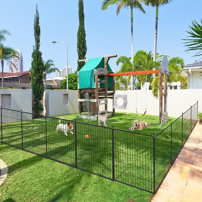 Dog Playpen 40 inch 22 Panels Indoor Outdoor Dog Pen - Image 9