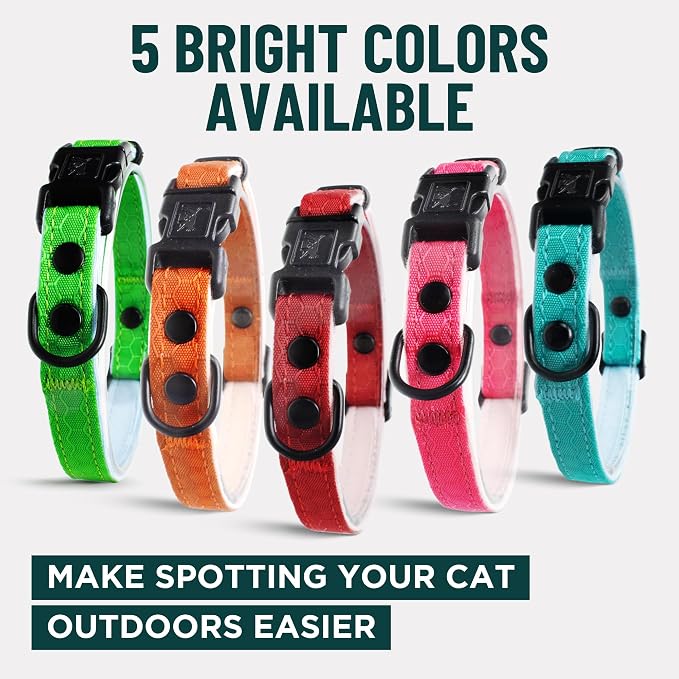OutdoorBengal Black Cat Collar Breakaway, Soft Padding - Image 7