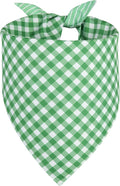 Dog Bandana Green Large 1PCS, Summer Spring Scarf by Unknown