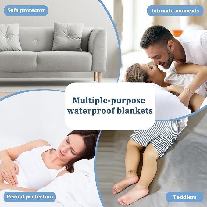 Kritter Planet Waterproof Bed Blanket, Washable Stain Proof Pad Bed Cover - Image 6